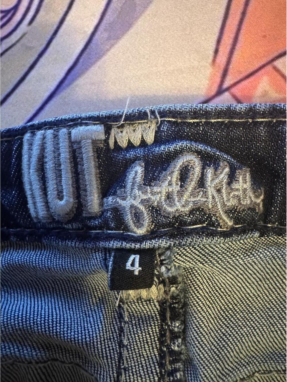 KUT From The Kloth Blue Denim Capri Jeans - Picture 4 of 4